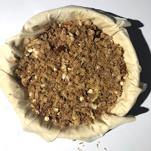 Phyllo crumb topping 