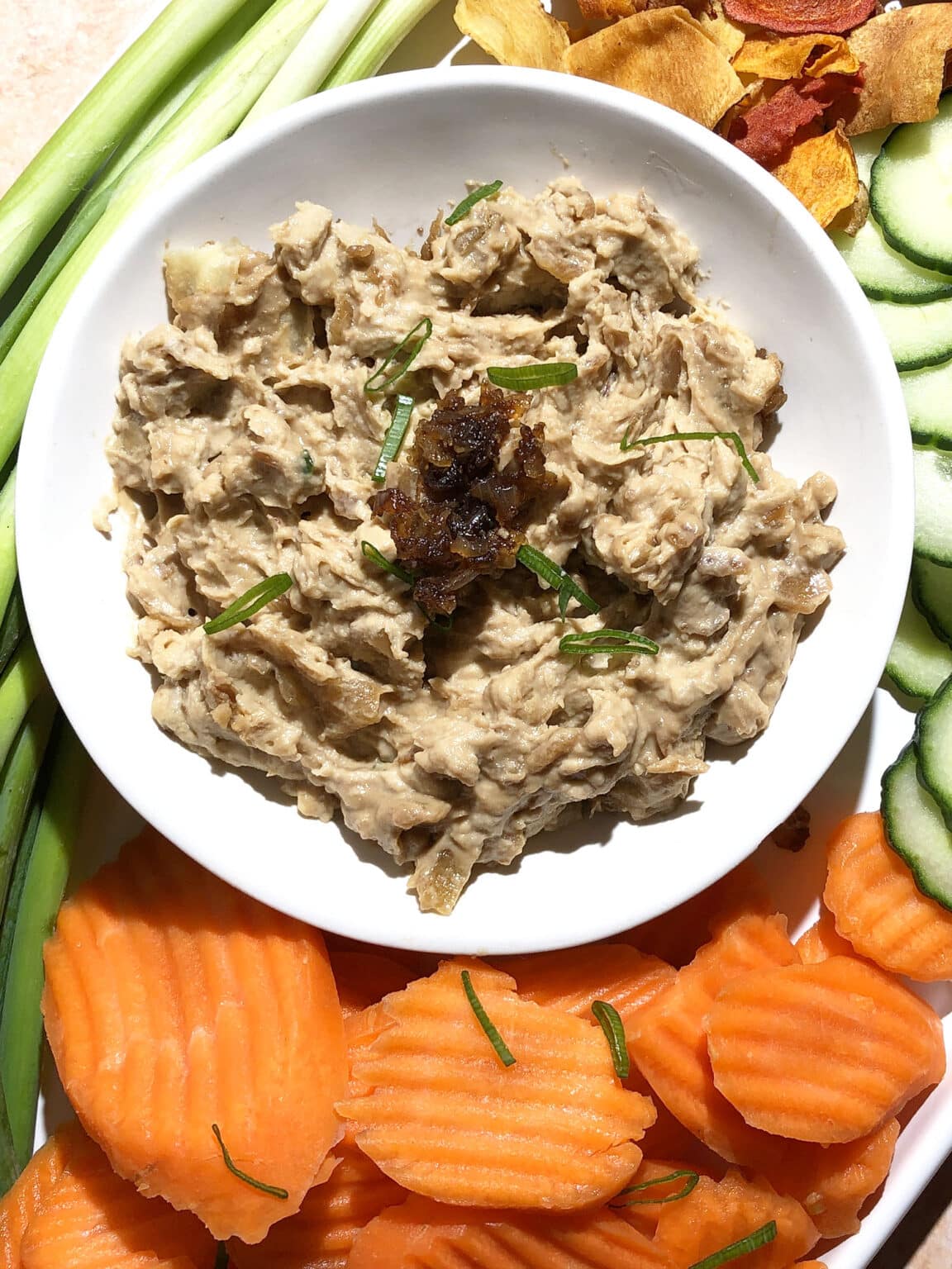 Caramelized Onion Dip DairyFree not not nutritious