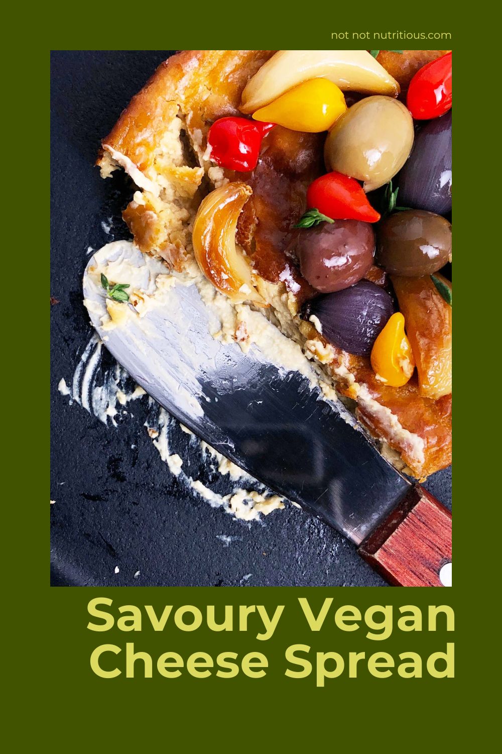 Pin for Savoury Vegan Cheese Spread