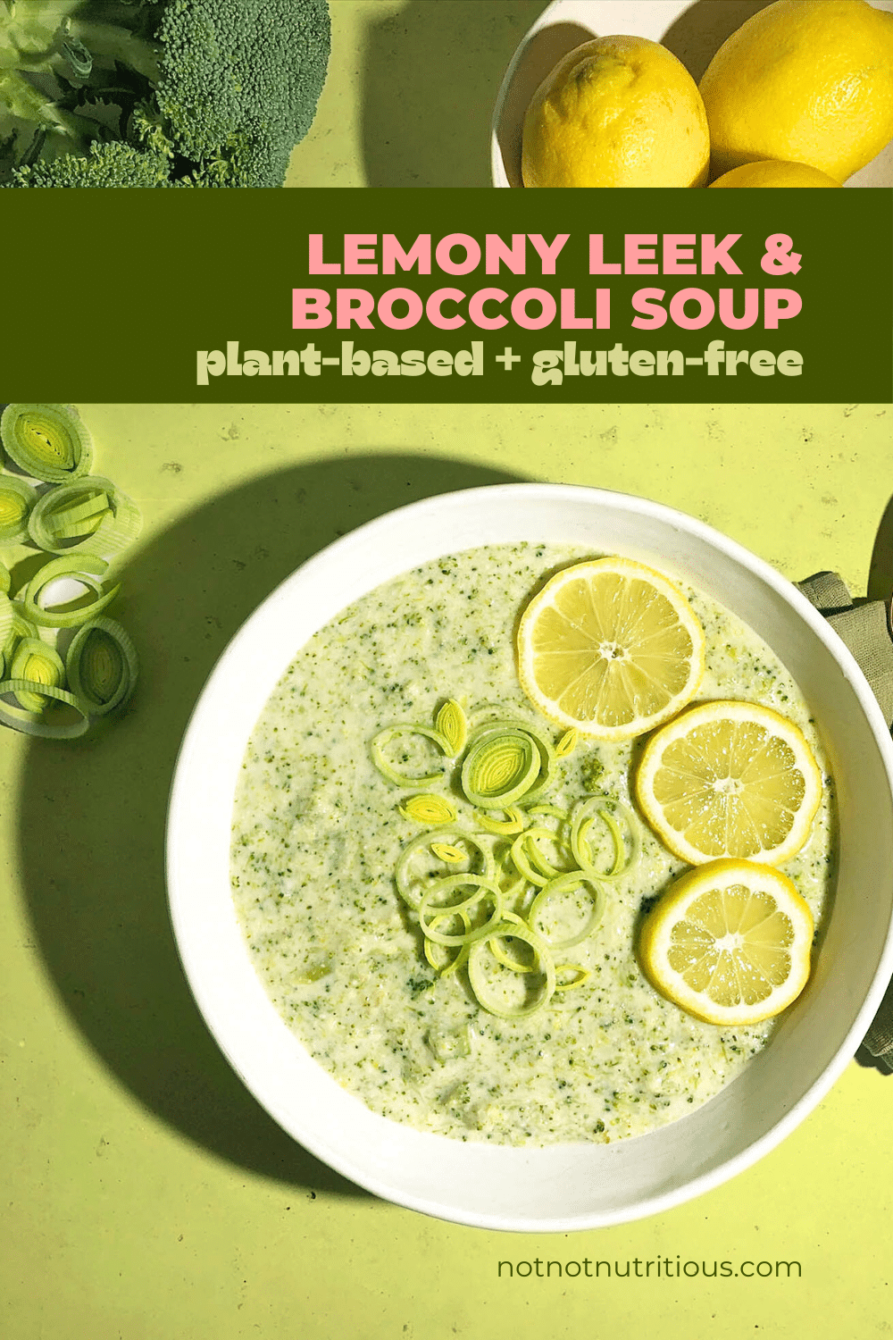 Pin for Lemony Leek and Broccoli Soup